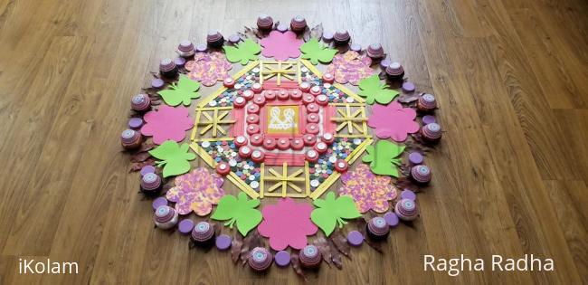 Rangoli: SriVaraLakshmi Pooja Rangoli