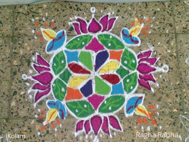 Rangoli: free hand rangoli