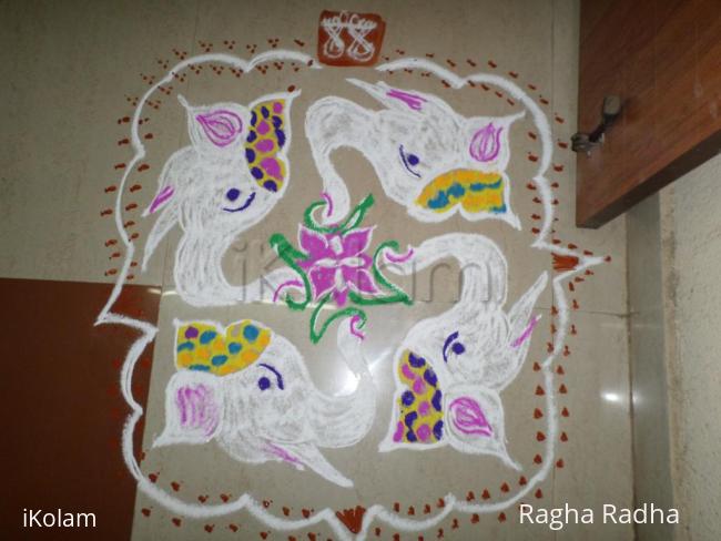 Rangoli: PILLAYAR PILLAYAR