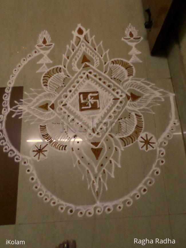 Rangoli: FRIDAY-RHOMBUS RANGOLI