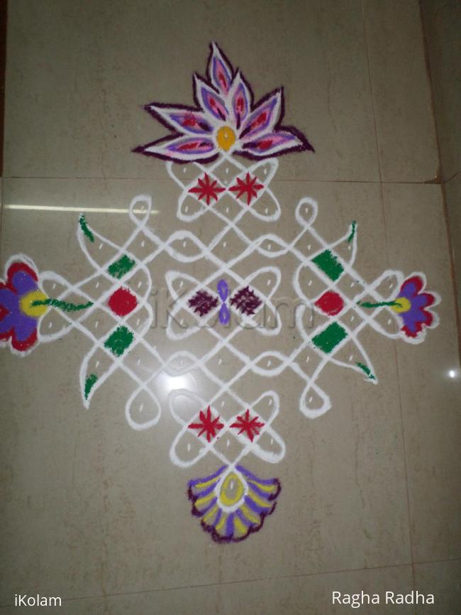 Rangoli: CHIKKU IN COLOR