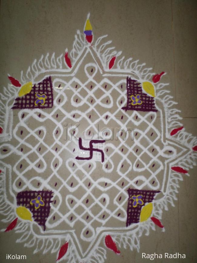 Rangoli: CHIKKU IN COLOR