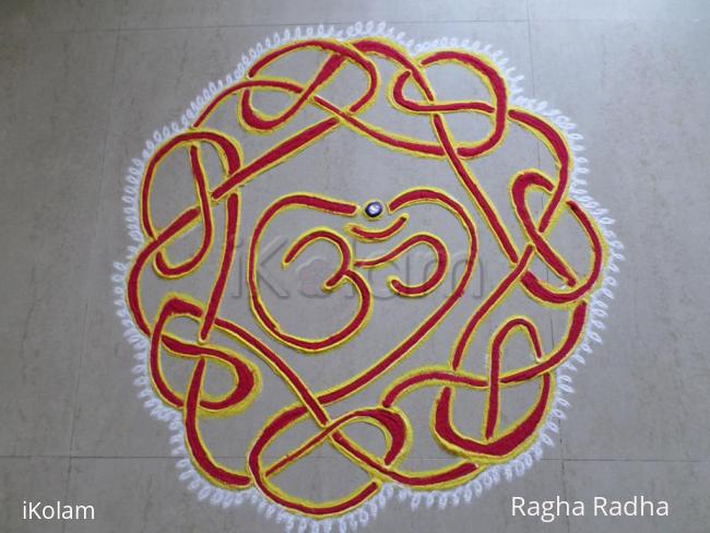 Rangoli: OM Rangoli