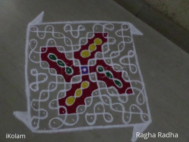 Rangoli: Swastik chikku