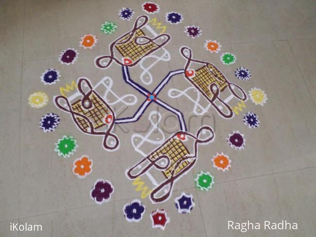 Rangoli: VEGETABLE DESIGNS FROM VEGETABLE CUTTER OF CHIKKU