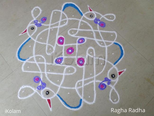 Rangoli: CHIKKU & PEACOCKS