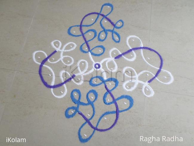 Rangoli: SIMPLE& COLORFUL CHIKKU