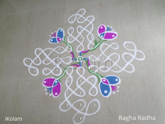 Rangoli: FLOWERS & CHIKKU