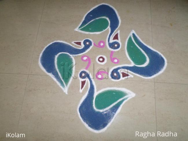 Rangoli: SMALL PEAHEN