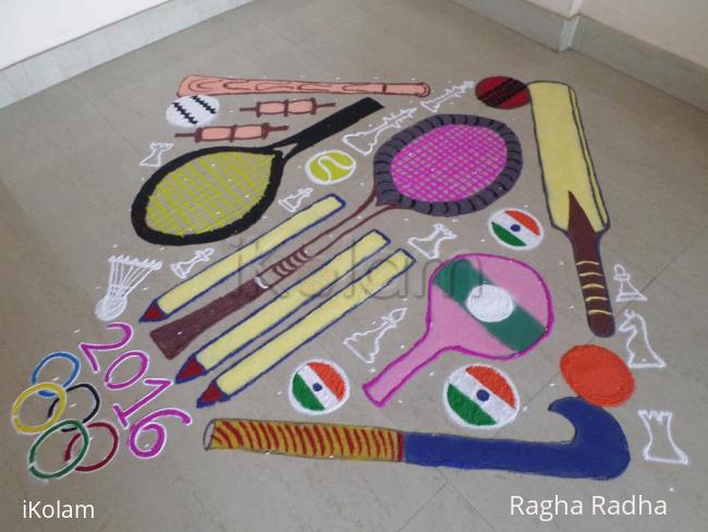 Rangoli: RIO OLYMPICS -2016