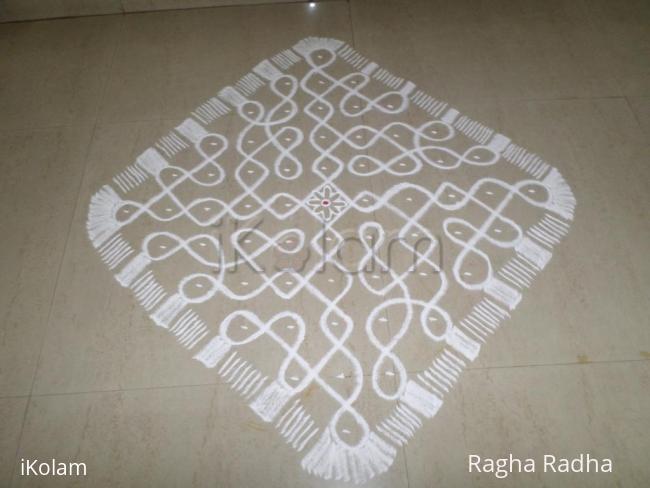 Rangoli: SIMPLE, SINGLE  STROKE CHIKKU