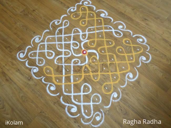 Rangoli: Easy Chikku Rangoli31