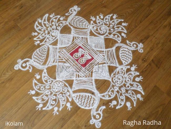 Rangoli: NavaRathri-6thDay