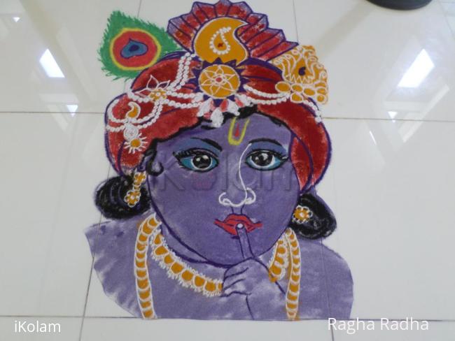 Rangoli: SRIKRISHNA ASHTAMI RANGOLI2017