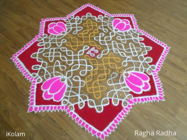 Rangoli: SriVaraLakshmi Vratham Rangoli