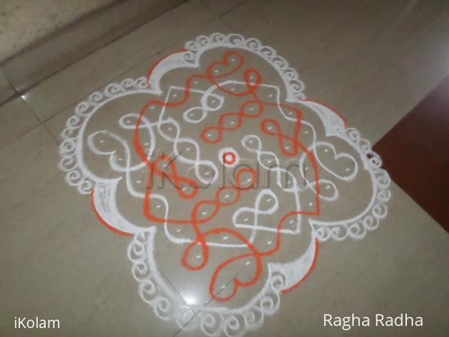 Rangoli: 7X7EASY CHIKKU RANGOLI-36