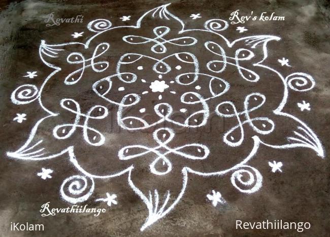 Rangoli: Rev's daily chikku white