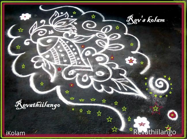 Rangoli: Rev's daily kolam 4.