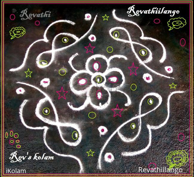 Rangoli: Rev's daily kolam 6: