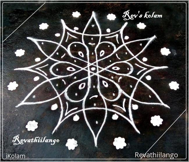 Rangoli: Rev's daily kolam 9.