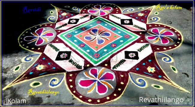 Rangoli: Rev's margazhi kolam 1.