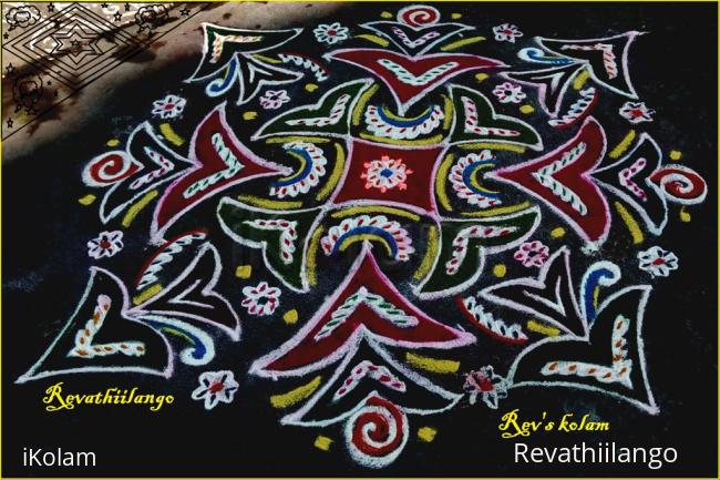 Rangoli: Rev's margazhi kolam 13.