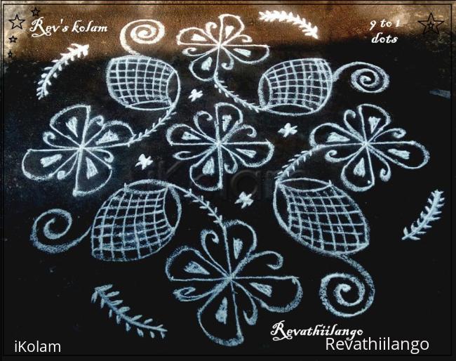 Rangoli: Rev's daily kolam.