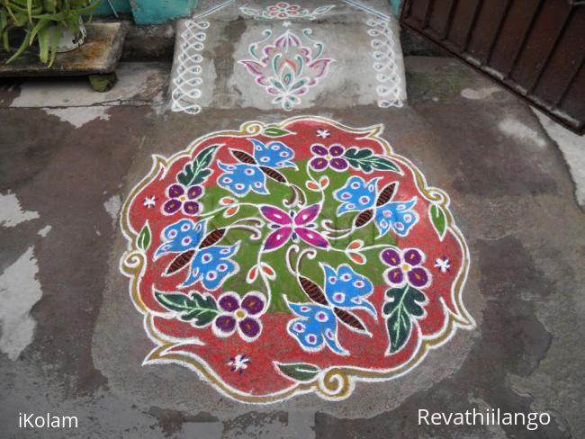 Rangoli: KOLAM - butterflies