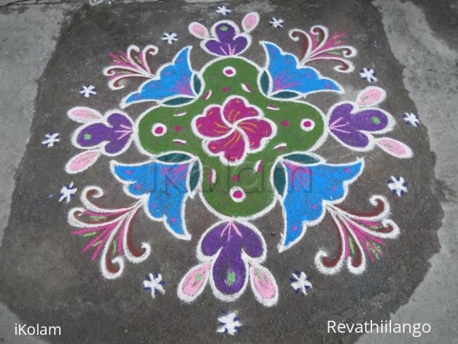 Rangoli: A different rangoli.