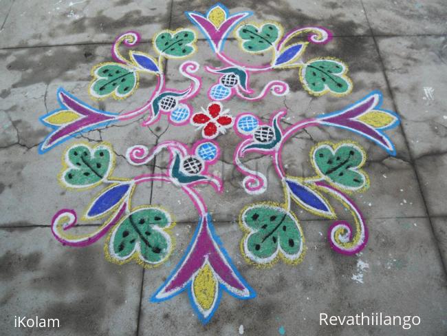 Rangoli: Poovellam keattu par, kolam.