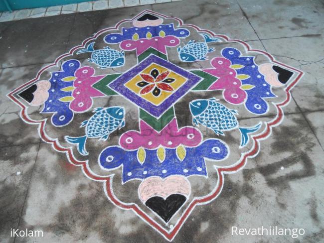 Rangoli: Kolam for mothers day