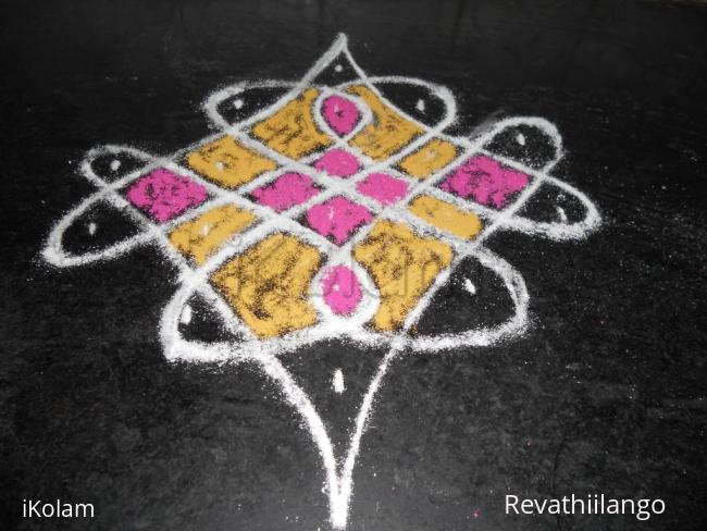 Rangoli: Daily chikku kolam.