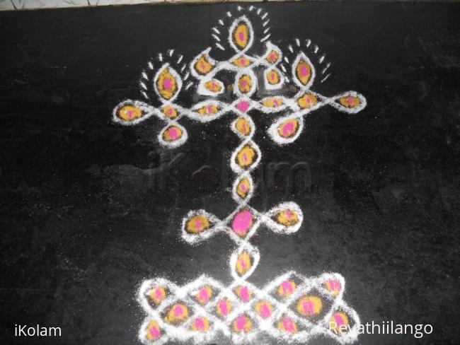 Rangoli: Chikku kuthu villakku.