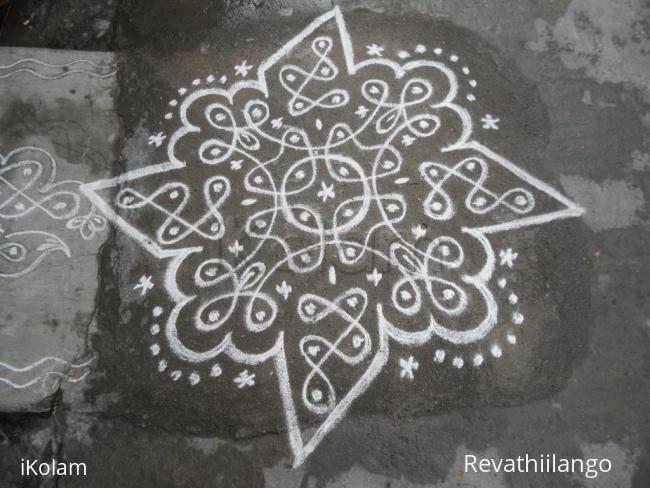 Rangoli: Swesthik chikku kolam new one.