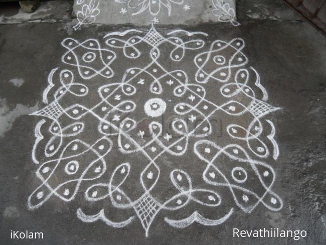 Rangoli: Rev's own creation chikku.