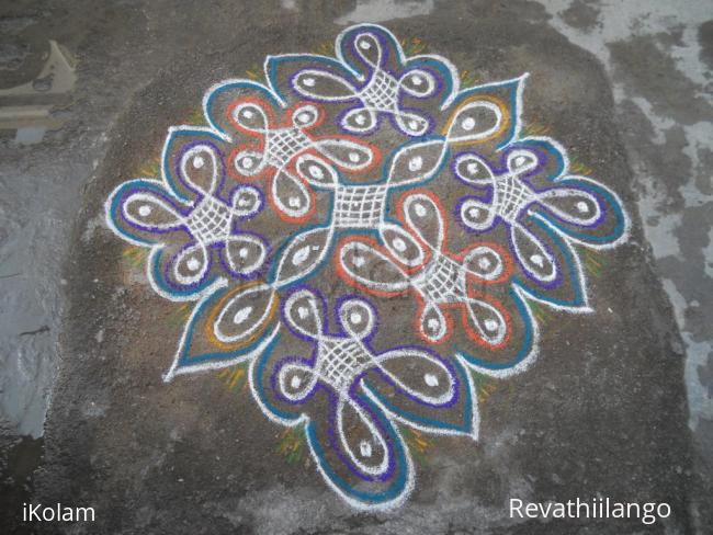 Rangoli: Rev's new chikku creation.