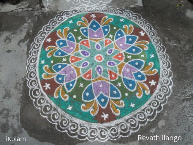 Rangoli: Rev's new chikku rangoli.