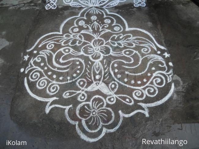 Rangoli: Rev's bird kolam.