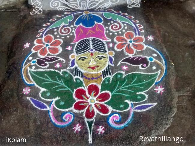 Rangoli: Rev's margazhi creation 6.