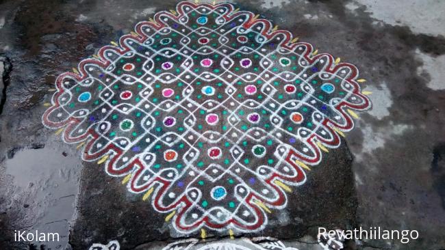 Rangoli: Revs chikku kolam for kanumpongal.