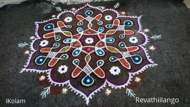 Rangoli: Rev's chikku kolam 10.