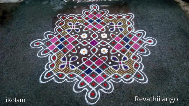 Rangoli: Rev's chikku kolam 11.