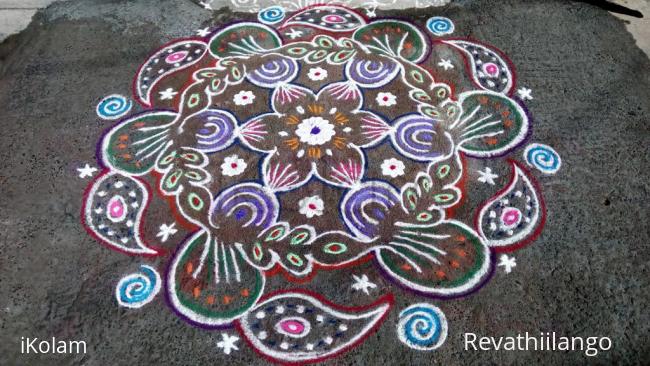 Rangoli: Rev's freehand rangoli.