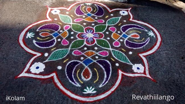 Rangoli: Rev's chikku kolam 17.