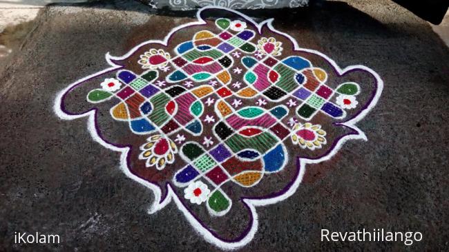 Rangoli: Rev's chikku kolam 24.