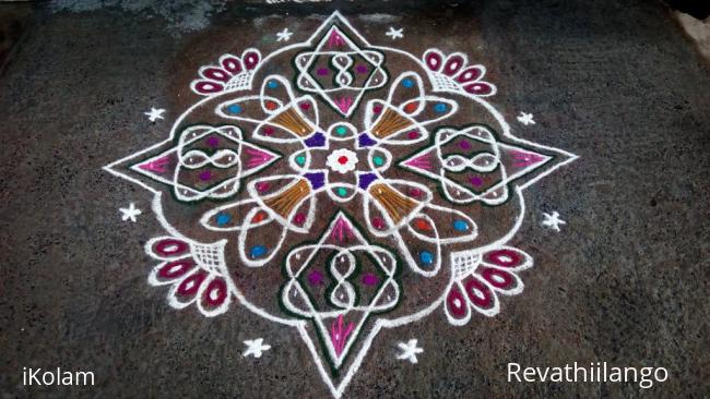 Rangoli: Rev's chikku kolam 25.