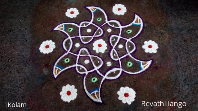 Rangoli: Rev's chikku kolam 26.