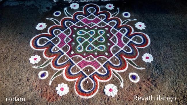 Rangoli: Rev's chikku kolam 27.