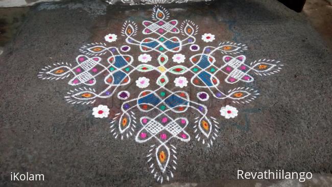 Rangoli: Rev's chikku kolam 33.