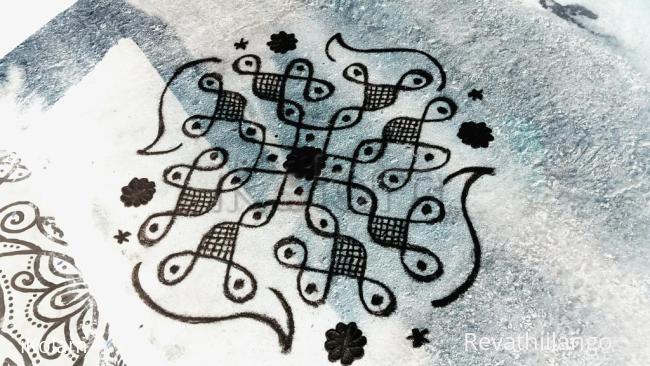 Rangoli: Rev's chikku kolam 38.